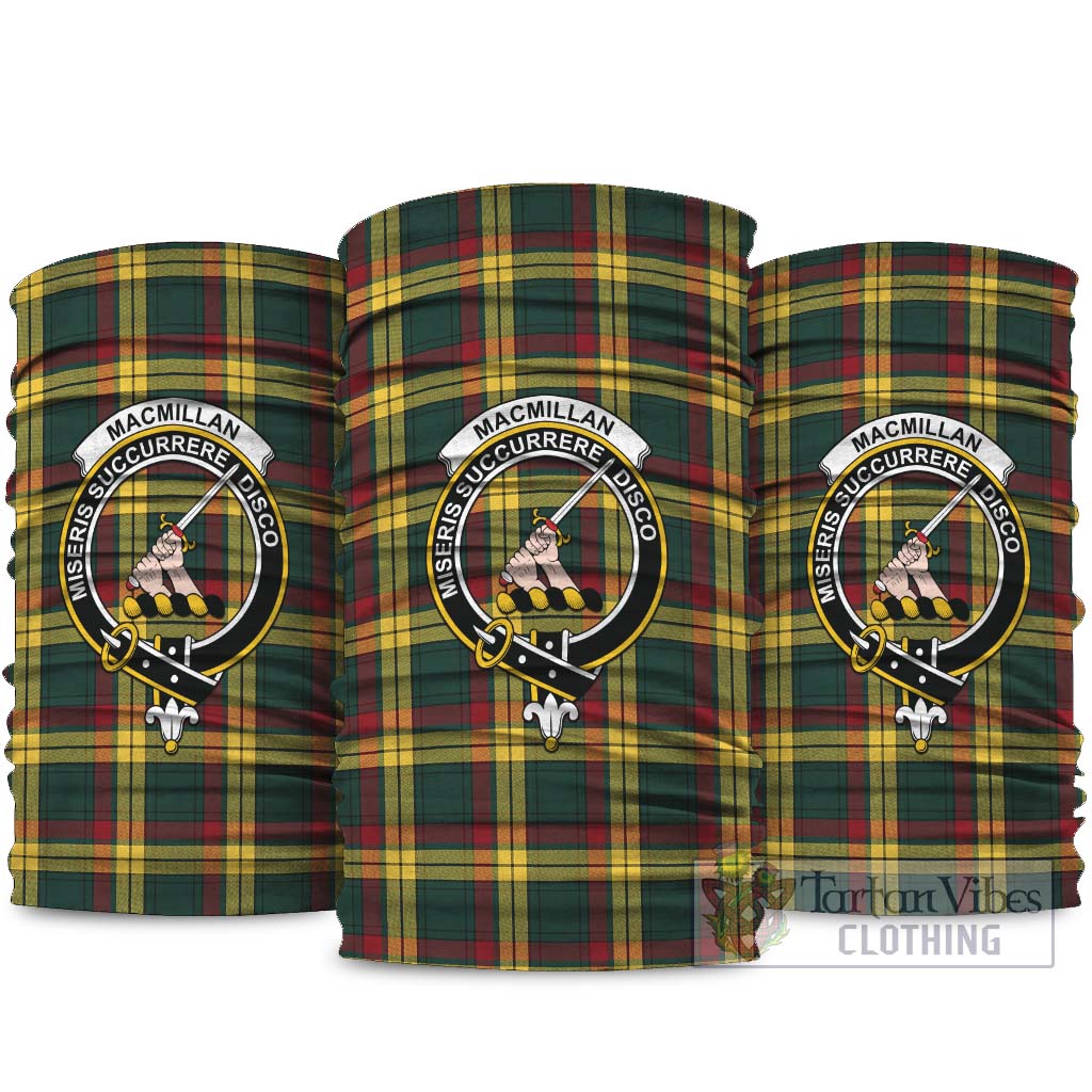 MacMillan Old Modern Tartan Neck Gaiters, Tartan Bandanas, Tartan Head Band with Family Crest