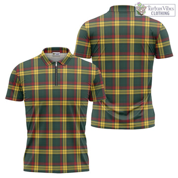 MacMillan Old Modern Tartan Zipper Polo Shirt