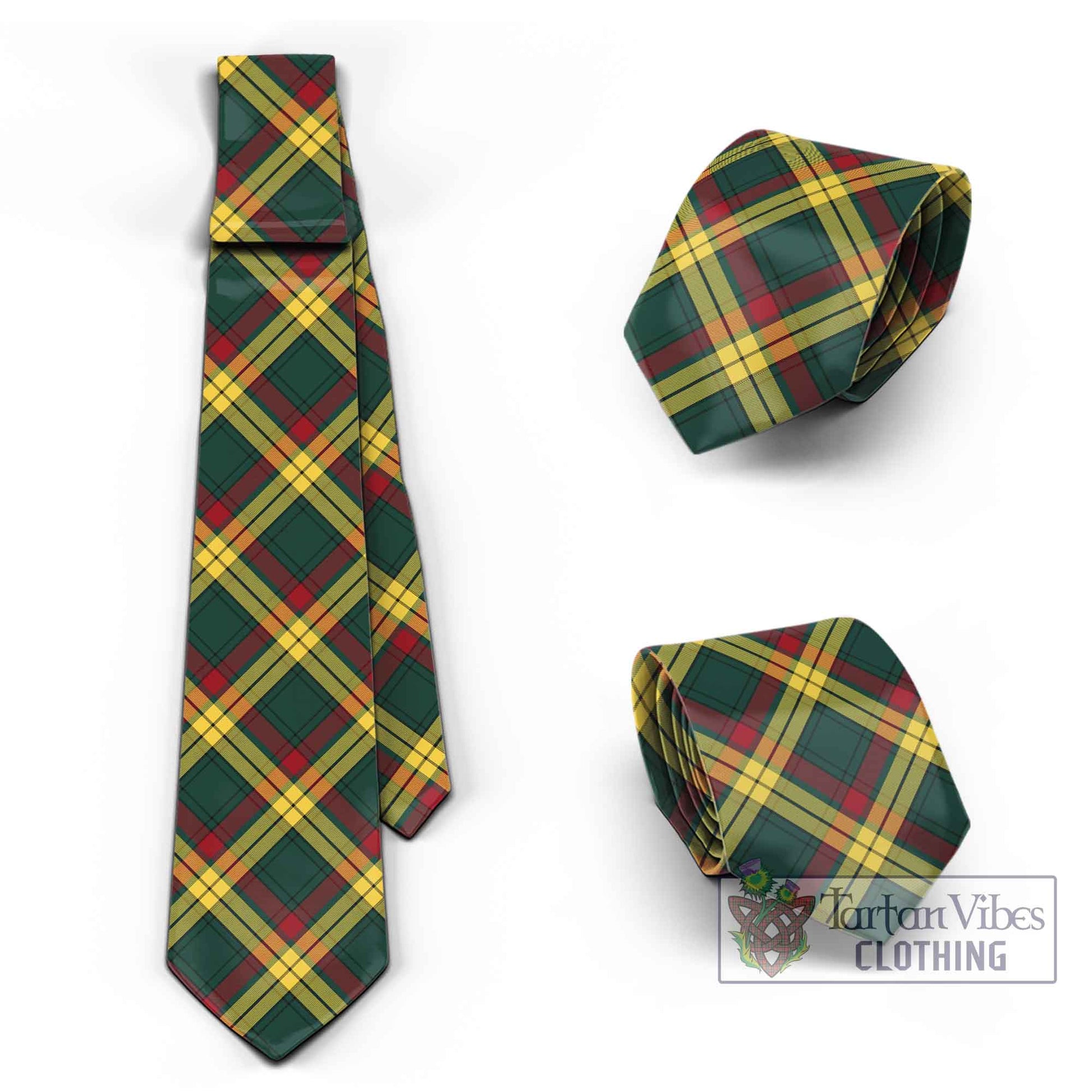 Tartan Vibes Clothing MacMillan Old Modern Tartan Classic Necktie Cross Style