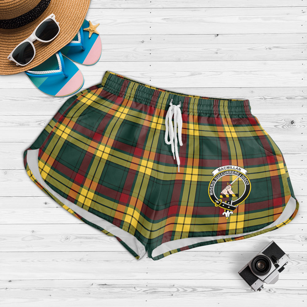 macmillan-old-modern-tartan-womens-shorts-with-family-crest