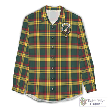 MacMillan Old Modern Tartan Women's Casual Shirt with Family Crest