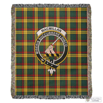 MacMillan Old Modern Tartan Woven Blanket with Family Crest
