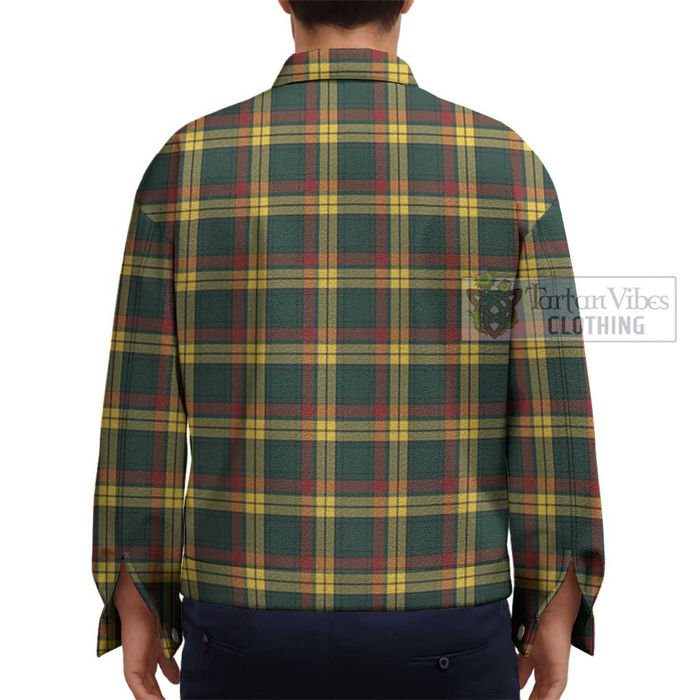 MacMillan Old Modern Tartan Unisex Lapel Cotton Jacket - Tartan Vibes Clothing