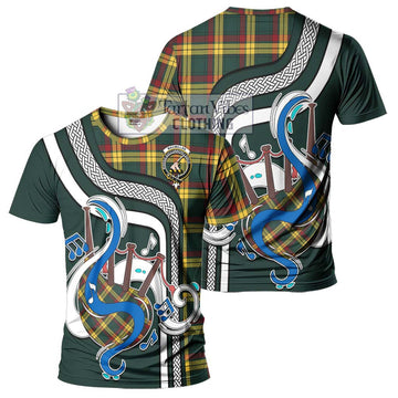 MacMillan Old Modern Tartan T-Shirt with Epic Bagpipe Style