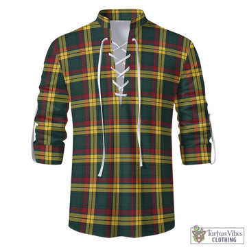 MacMillan Old Modern Tartan Men's Scottish Traditional Jacobite Ghillie Kilt Shirt