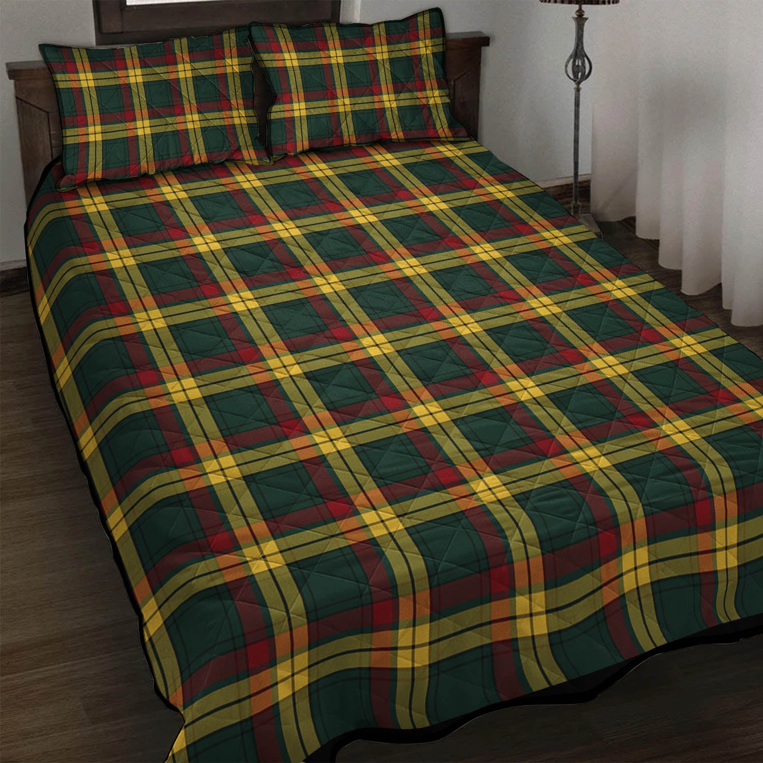 MacMillan Old Modern Tartan Quilt Bed Set - Tartanvibesclothing