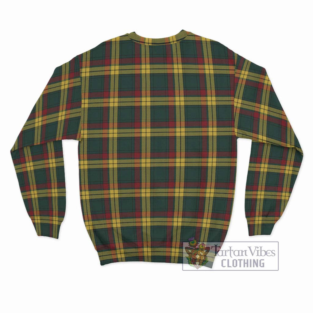 MacMillan Old Modern Tartan Sweatshirt with Family Crest DNA In Me Style - Tartanvibesclothing Shop