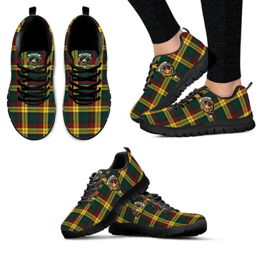 MacMillan Old Modern Tartan Sneakers with Family Crest