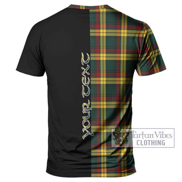 MacMillan Old Modern Tartan T-Shirt with Family Crest and Half Of Me Style