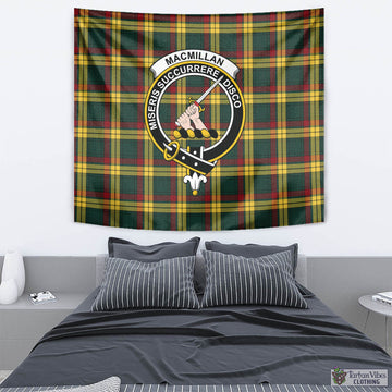 MacMillan Old Modern Tartan Tapestry Wall Hanging and Home Decor for Room with Family Crest