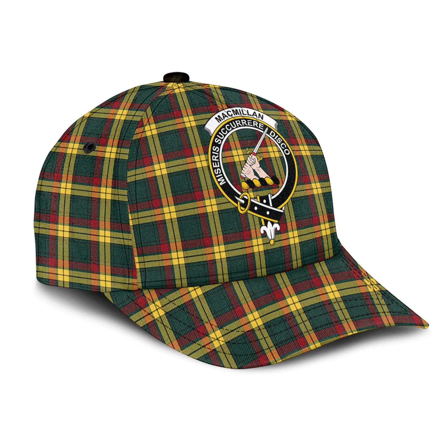 macmillan-old-modern-tartan-classic-cap-with-family-crest