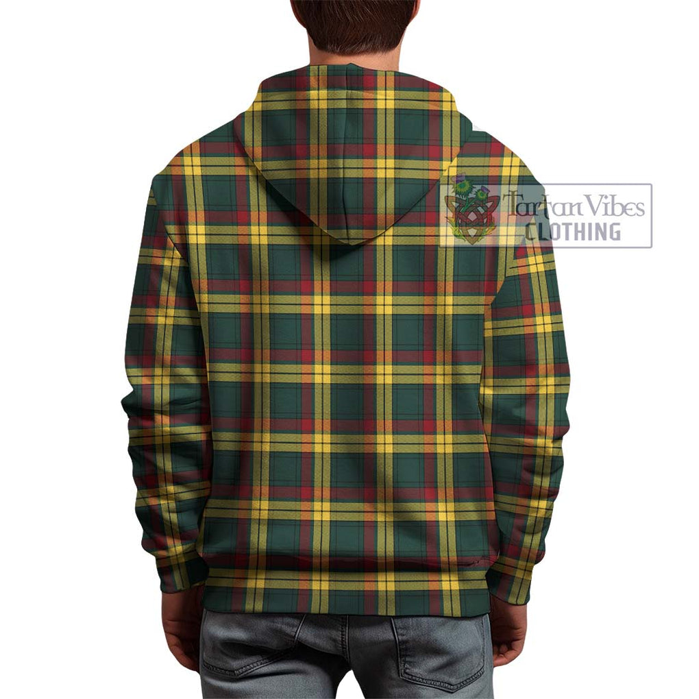 MacMillan Old Modern Tartan Hoodie with Family Crest DNA In Me Style - Tartanvibesclothing Shop