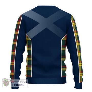 MacMillan Old Modern Tartan Ugly Sweater with Family Crest and Lion Rampant Vibes Sport Style