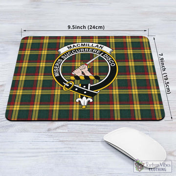 MacMillan Old Modern Tartan Mouse Pad with Family Crest