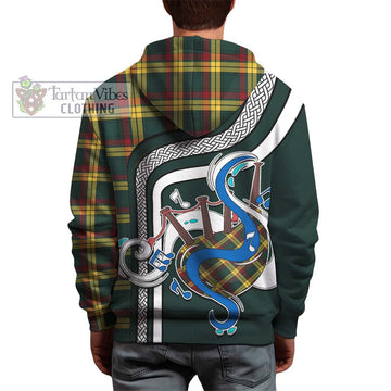 MacMillan Old Modern Tartan Hoodie with Epic Bagpipe Style