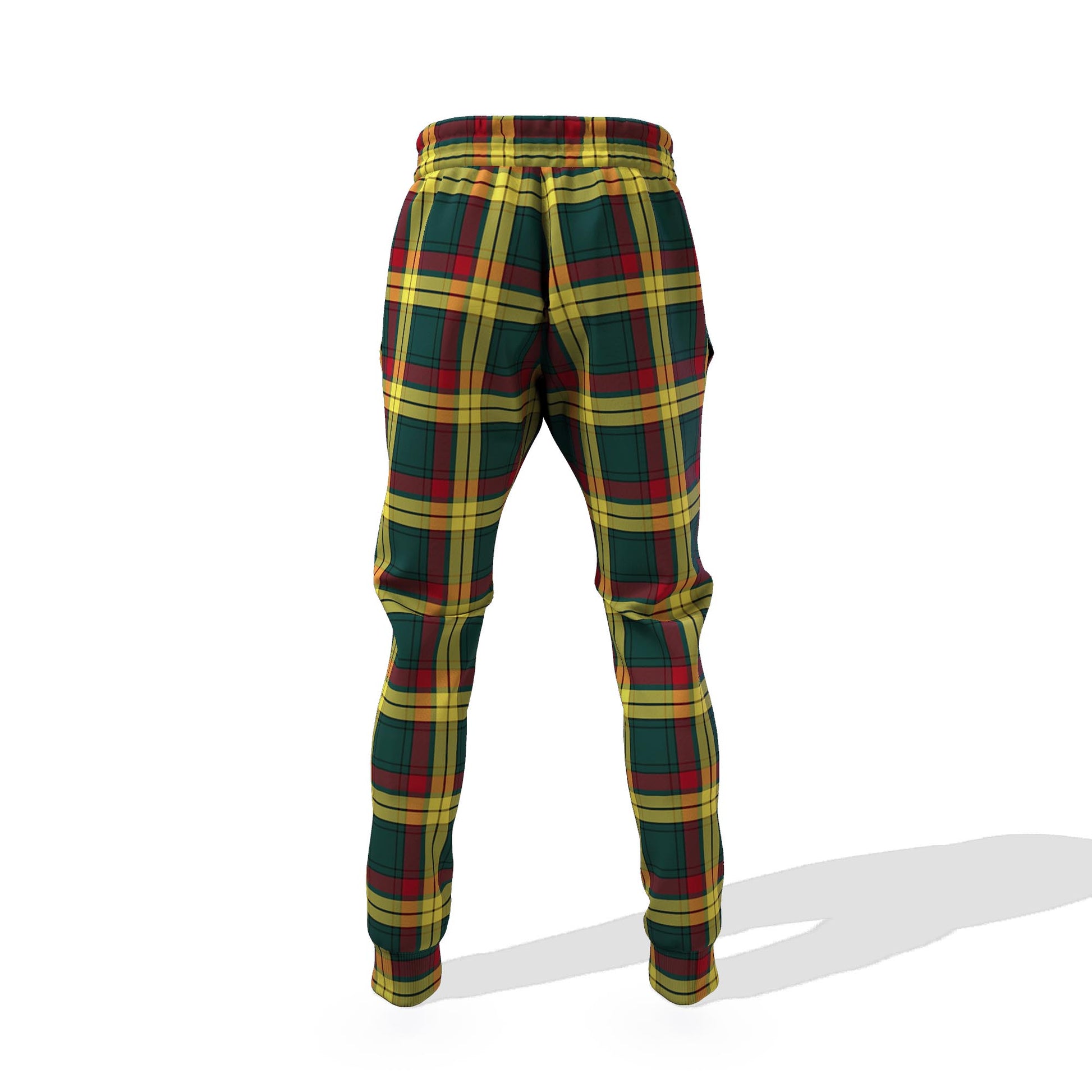 MacMillan Old Modern Tartan Joggers Pants with Family Crest - Tartanvibesclothing
