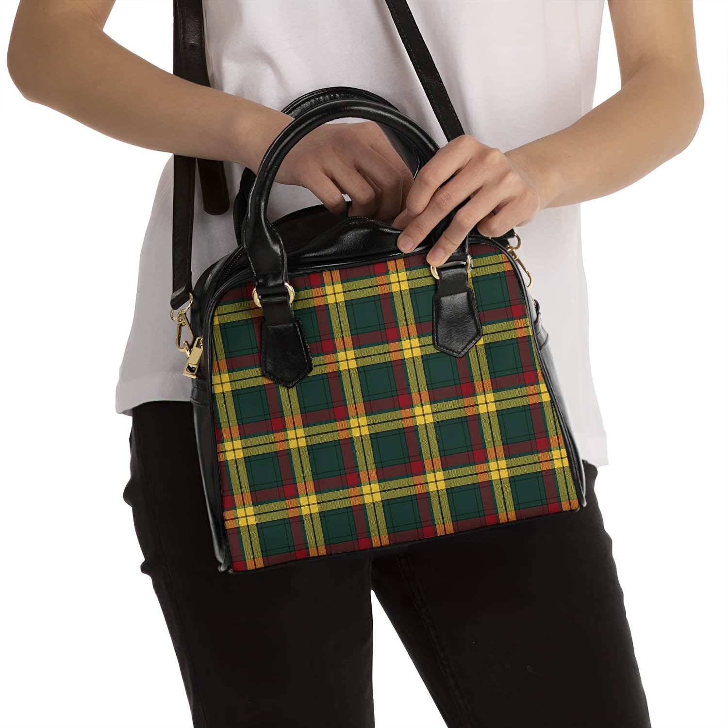 MacMillan Old Modern Tartan Shoulder Handbags - Tartanvibesclothing