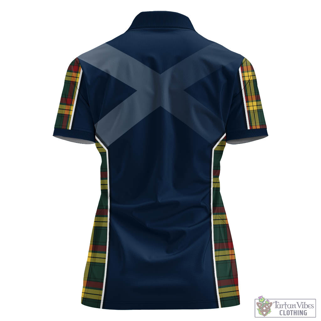 MacMillan Old Modern Tartan Women's Polo Shirt with Family Crest and Lion Rampant Vibes Sport Style - Tartan Vibes Clothing