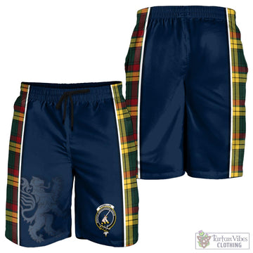 MacMillan Old Modern Tartan Men's Shorts with Family Crest and Lion Rampant Vibes Sport Style