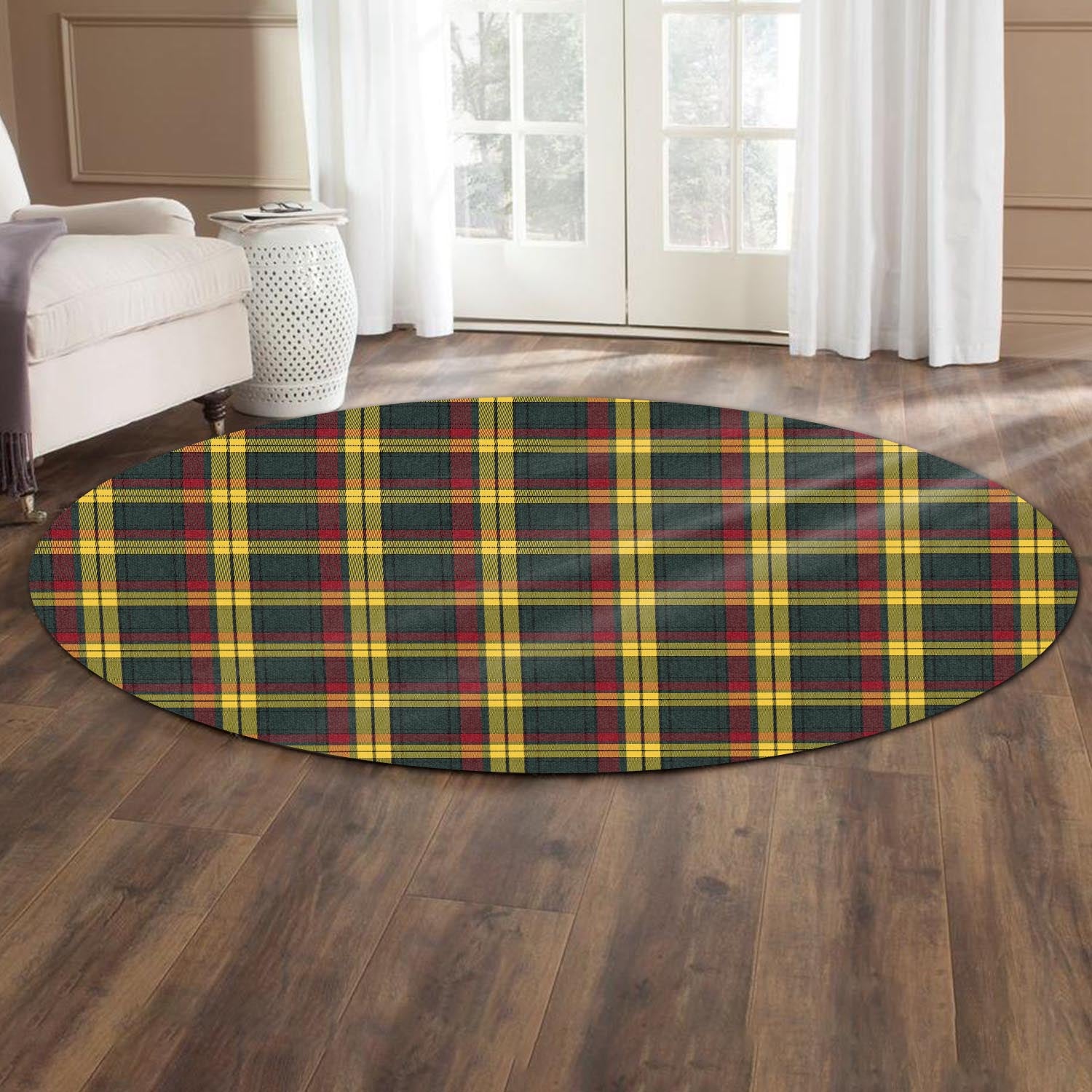 macmillan-old-modern-tartan-round-rug