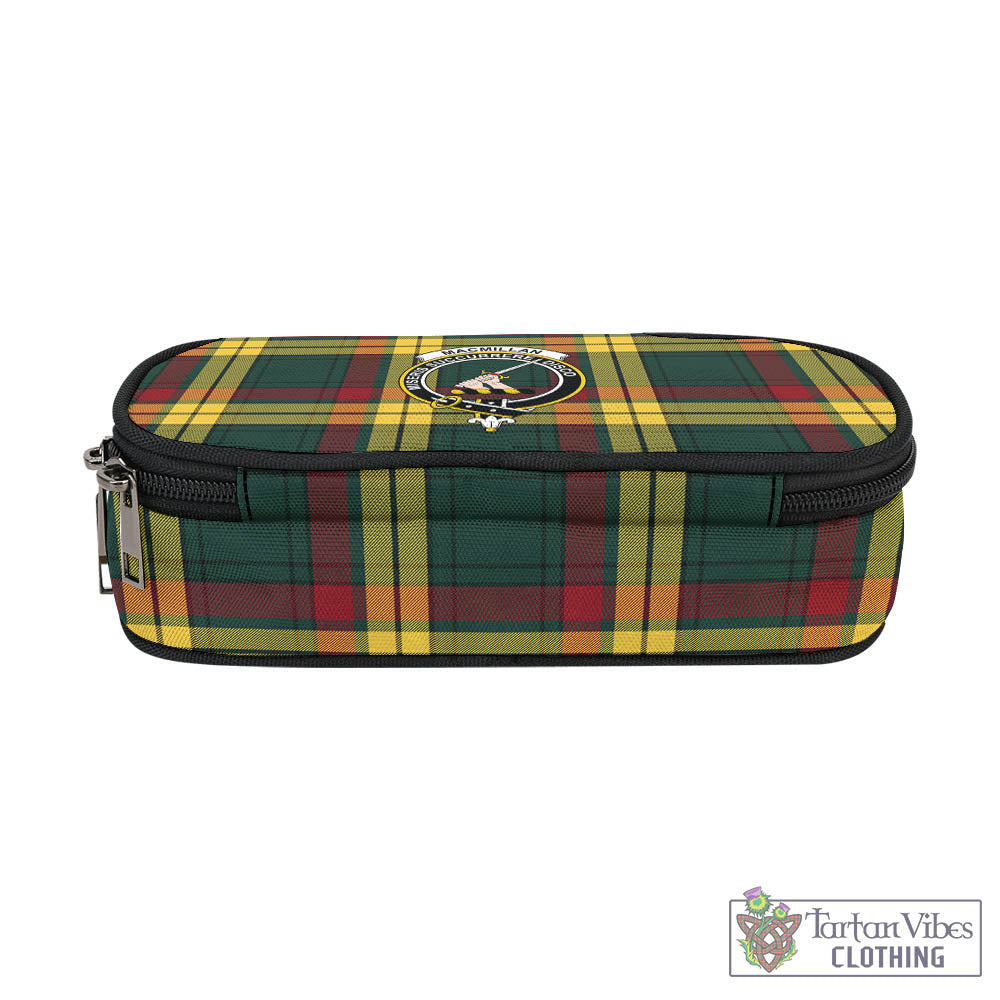 Tartan Vibes Clothing MacMillan Old Modern Tartan Pen and Pencil Case with Family Crest