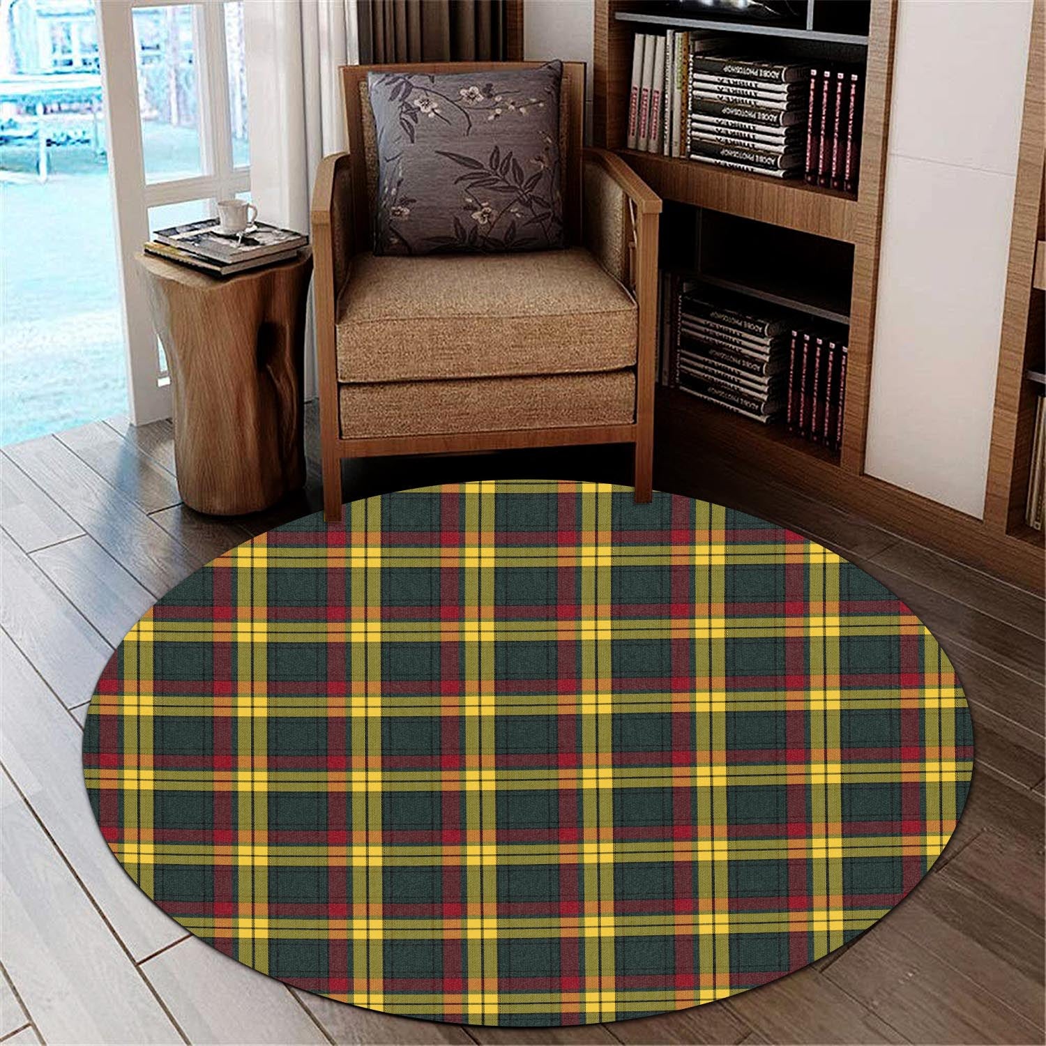 macmillan-old-modern-tartan-round-rug