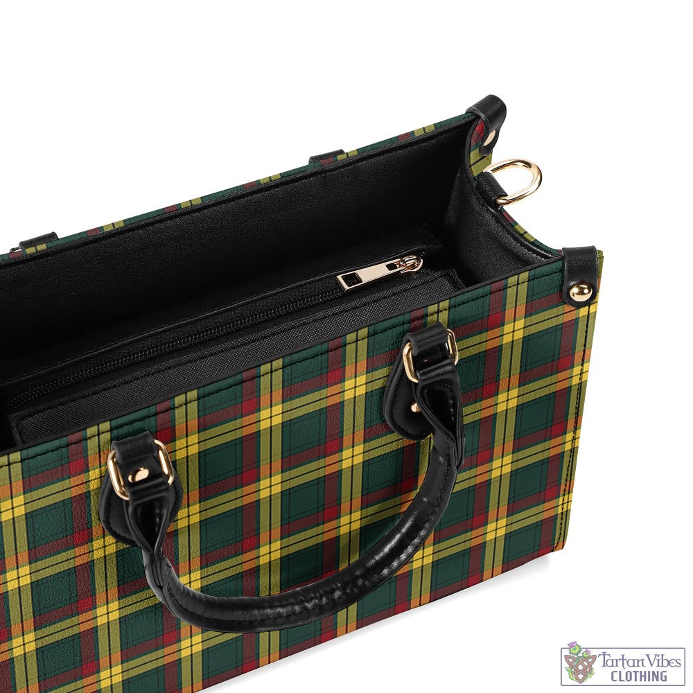 Tartan Vibes Clothing MacMillan Old Modern Tartan Luxury Leather Handbags