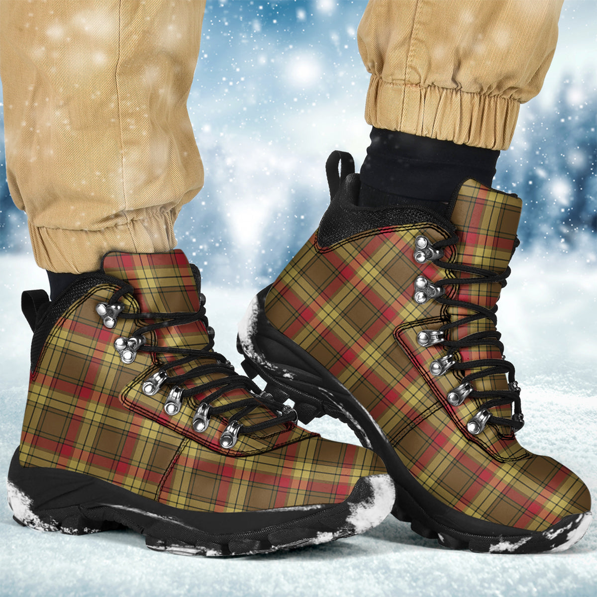 MacMillan Old Weathered Tartan Alpine Boots - Tartanvibesclothing