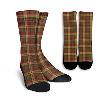 MacMillan Old Weathered Tartan Crew Socks