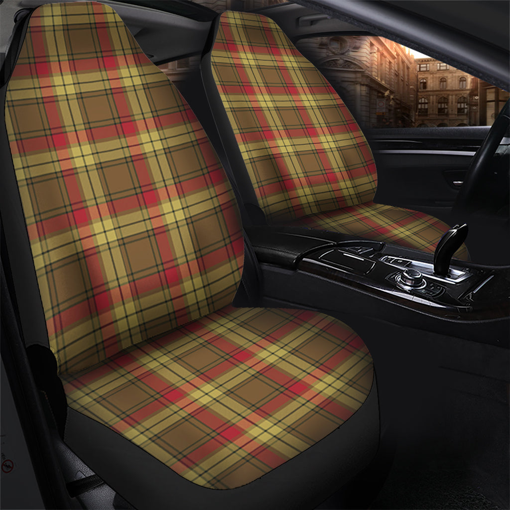 MacMillan Old Weathered Tartan Car Seat Cover One Size - Tartanvibesclothing