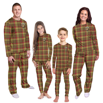 MacMillan Old Weathered Tartan Pajamas Family Set with Family Crest