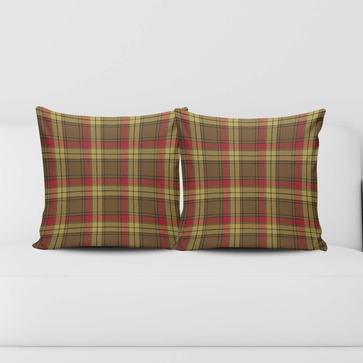 MacMillan Old Weathered Tartan Pillow Cover Square Pillow Cover - Tartanvibesclothing