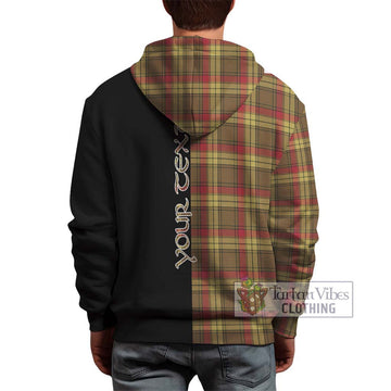 MacMillan Old Weathered Tartan Hoodie with Family Crest and Half Of Me Style