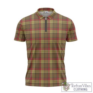 MacMillan Old Weathered Tartan Zipper Polo Shirt