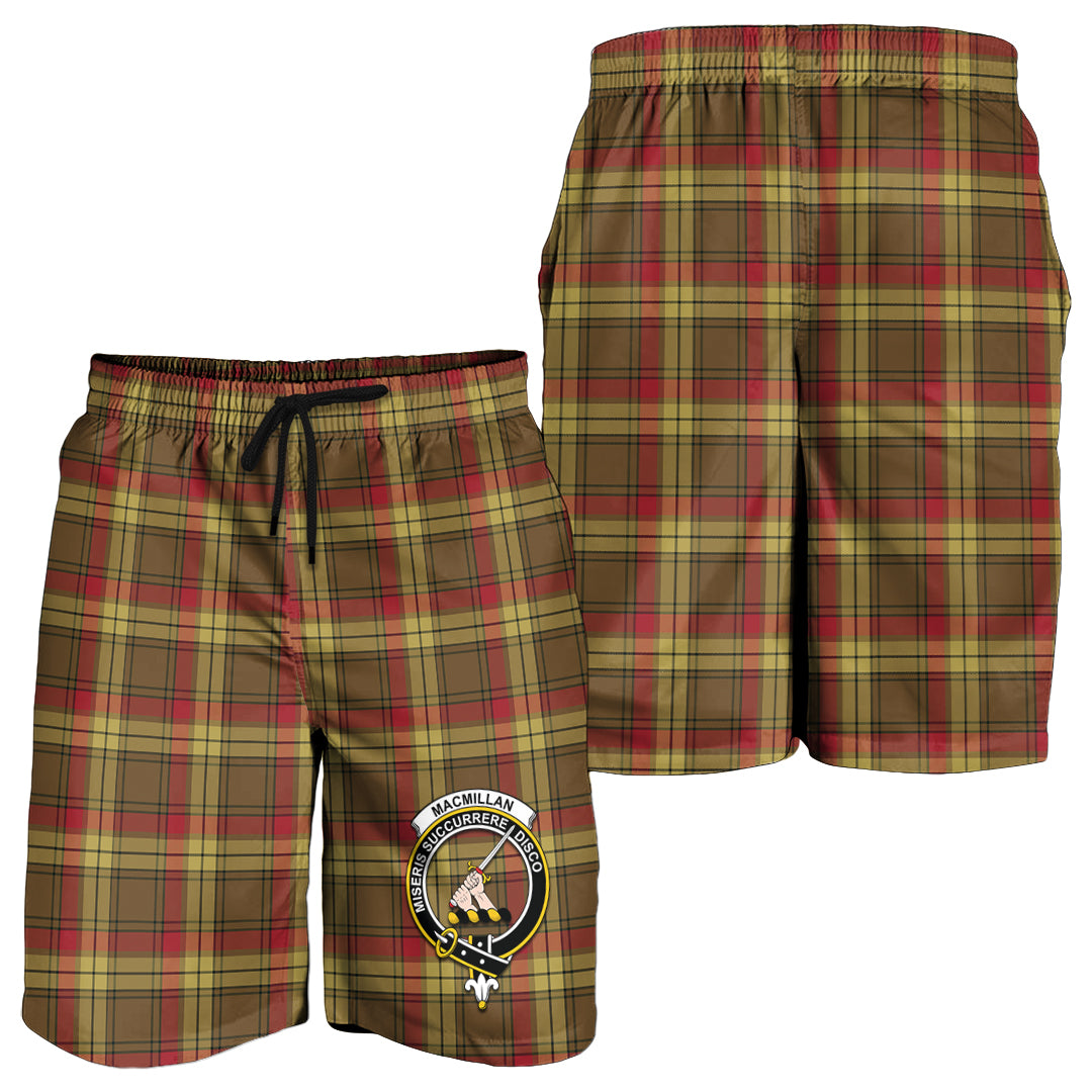 macmillan-old-weathered-tartan-mens-shorts-with-family-crest