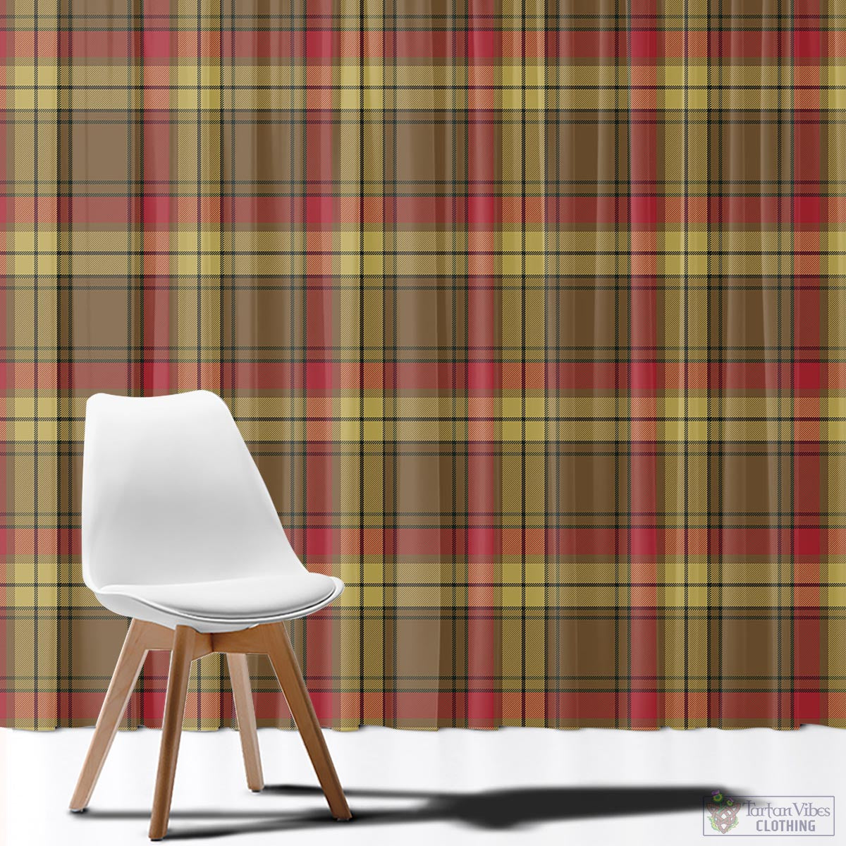 MacMillan Old Weathered Tartan Window Curtain