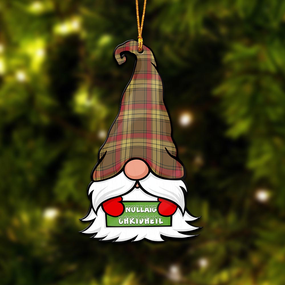 MacMillan Old Weathered Gnome Christmas Ornament with His Tartan Christmas Hat - Tartanvibesclothing