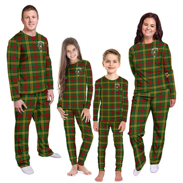 MacMillan Society of Glasgow Tartan Pajamas Family Set with Family Crest