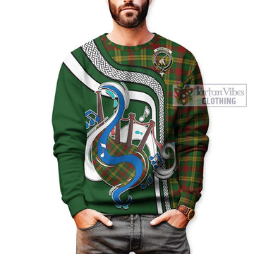 MacMillan Society of Glasgow Tartan Sweatshirt with Epic Bagpipe Style