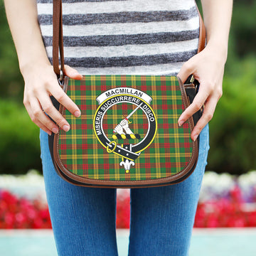 MacMillan Society of Glasgow Tartan Saddle Bag with Family Crest