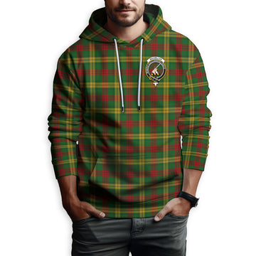 MacMillan Society of Glasgow Tartan Hoodie with Family Crest