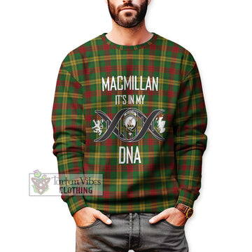 MacMillan Society of Glasgow Tartan Sweatshirt with Family Crest DNA In Me Style