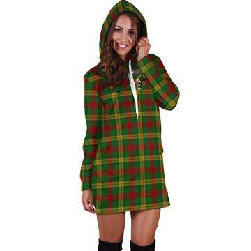 MacMillan Society of Glasgow Tartan Hoodie Dress with Family Crest