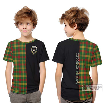 MacMillan Society of Glasgow Tartan Kid T-Shirt with Family Crest and Half Of Me Style