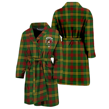 MacMillan Society of Glasgow Tartan Bathrobe with Family Crest