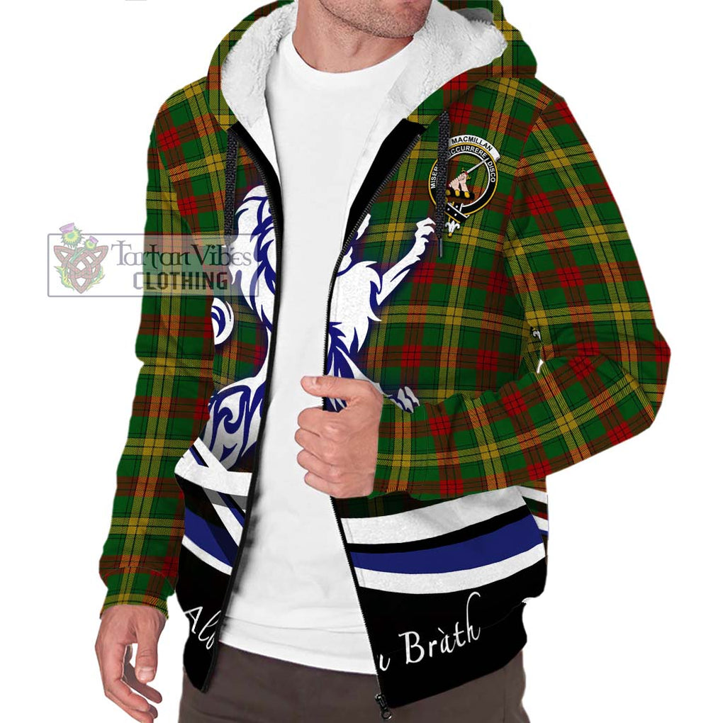 MacMillan Society of Glasgow Tartan Sherpa Hoodie with Alba Gu Brath Regal Lion Emblem Unisex S - Tartanvibesclothing Shop