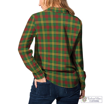 MacMillan Society of Glasgow Tartan Women's Casual Shirt