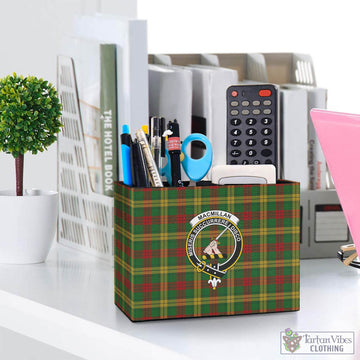 MacMillan Society of Glasgow Tartan Pen Holder with Family Crest