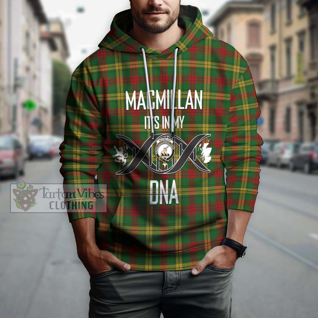 MacMillan Society of Glasgow Tartan Hoodie with Family Crest DNA In Me Style Pullover Hoodie - Tartanvibesclothing Shop