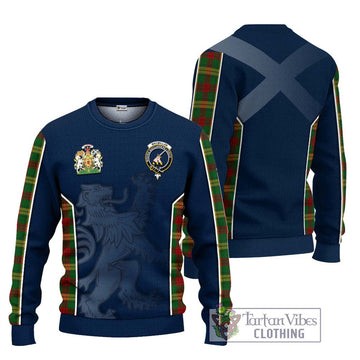 MacMillan Society of Glasgow Tartan Ugly Sweater with Family Crest and Lion Rampant Vibes Sport Style